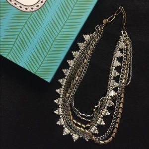 Stella and Dot Sutton Mixed Metals Necklace